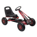 Baby Mix Dětská šlapací motokára Go-kart Razor, červená