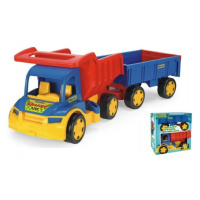 WADER Auto gigant truck + dětská vlečka