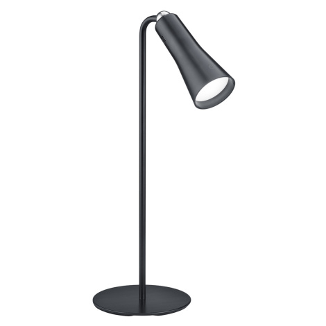 Moderní stolní lampa černá dobíjecí 3-stupně stmívatelná - Samuel TRIO