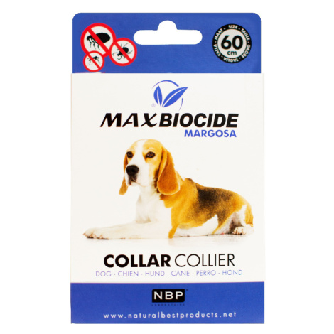 Max Biocide Dog Collar Obojek pro psy 60 cm 1 ks Max Biocide Margosa