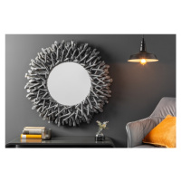 Estila Designové zrcadlo Vista v šedé barvě