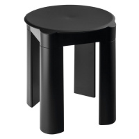 SAPHO COLORED koupelnová stolička 37x39x37cm, ABS, černá mat A56013