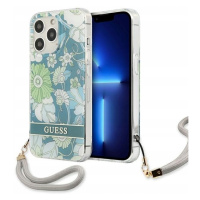 Guess GUHCP13LHFLSN pouzdro case kryt na iPhone 13 Pro 13 6,1 zelené