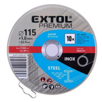 EXTOL PREMIUM kotouč řezný na ocel/nerez, O 115x1,0x22,2mm, 8808101