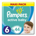 Pampers Active Baby velikost 6 plenkové kalhotky 13-18kg 44ks