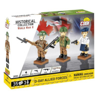 Cobi 3 figurky s doplňky D-Day Spojenci, 35 k