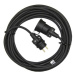 EMOS Venkovní prodlužovací kabel s 1 zásuvkou LUMO 30 m černý
