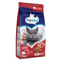 PreVital Cat hovězí granule 1,4kg