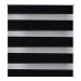 Roleta den a noc \ Zebra \ Twinroll 50x100 cm černá