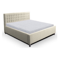 Čalouněná postel Adore 180x200, béžová, bez matrace