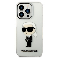 Zadní kryt Karl Lagerfeld IML Ikonik NFT pro Apple iPhone 14 Pro, transparentní