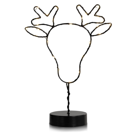 DecoKing LED Světelná dekorace Reindeer černá