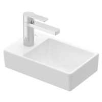 Umývátko Villeroy & Boch Avento 36x22 cm otvor pro baterii vlevo alpská bílá 43003R01