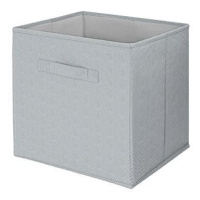 Compactor Skládací úložný box BOSTON do police a knihovny, 31 × 31 × 31 cm, šedý