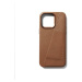 Mujjo Full Leather Wallet pouzdro iPhone 15 Pro Max světle hnědý