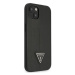 Guess GUHCP14MPSATLK hard silikonové pouzdro iPhone 14 PLUS 6.7" black Saffiano Triangle Logo