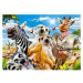 CASTORLAND Puzzle 260 ks African Selfiey - Africká zvířata