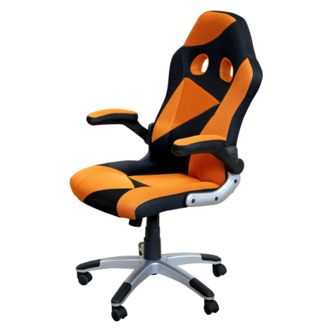Kancelářská židle PELISTER 4, oranžová/černá Idea