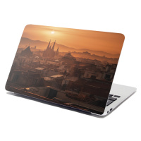 Sablio Samolepka na notebook Barcelona Night Skyline - 38x26 cm