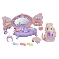 Sylvanian family Toaletní sada s příslušenstvím a českým poníkem