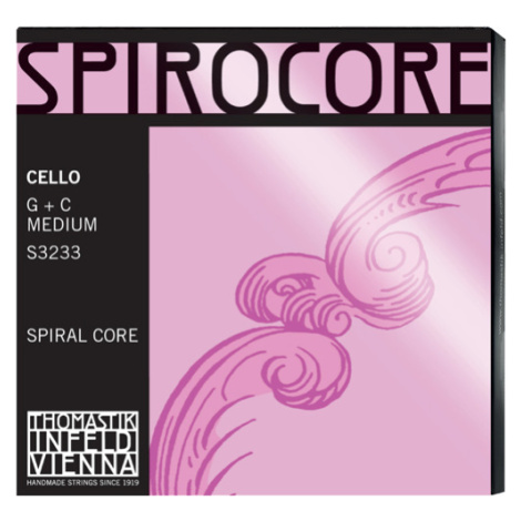 Thomastik SPIROCORE (G+C) S3233 - Struny na violoncello - sada 2 strun