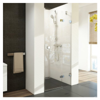 Ravak Brilliant BSD2 P  80 chrom+transparent, sprchové dveře 80 cm s pevnou stěnou pravé (komple