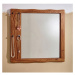 Zrcadlo V Masivním Dřevěnem Rámě Š: 80 Cm