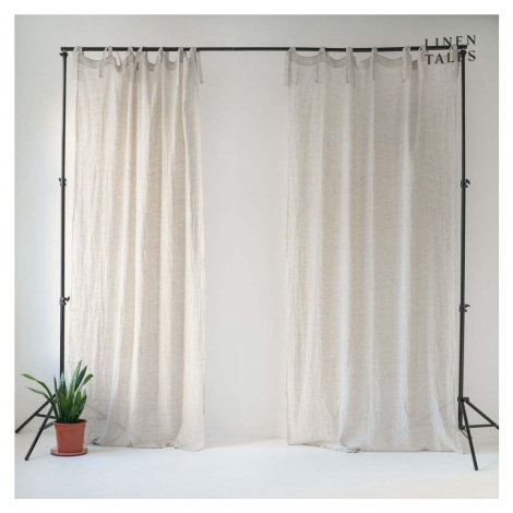 Krémová záclona 130x275 cm Daytime – Linen Tales