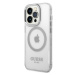 Guess GUHMP14XHTRMS hard silikonové pouzdro iPhone 14 PRO MAX 6.7" silver Metal Outline Magsafe