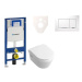Cenově zvýhodněný závěsný WC set Geberit do lehkých stěn / předstěnová montáž+ WC Villeroy & Boc