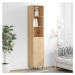 vidaXL Skříň highboard dub sonoma 34,5 x 34 x 180 cm kompozitní dřevo