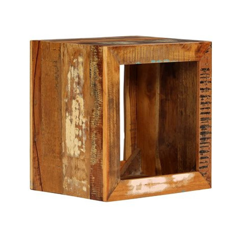 Stolička 40 × 30 × 40 cm masivní recyklované dřevo SHUMEE