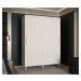 Šatní skříň Calipso Slim 1 Barva korpusu: Bílá, Rozměry: 150 cm, Dveře: Bílá - bez zrcadla