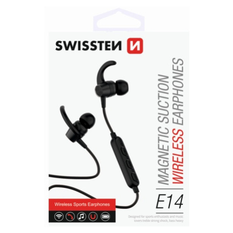 Sluchátka Bluetooth SWISSTEN ACTIVE black