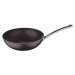 Wok pánev z kovaného hliníku Masterpro / 28 x 7,2 cm / černá