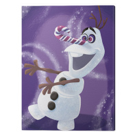Obraz na plátně Ledové království (Frozen) - Olaf Dizzy, (60 x 80 cm)