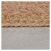 Flair Rugs koberce Kusový koberec Capri Jute Natural/Coral kruh Rozměry koberců: 133x133 (průměr