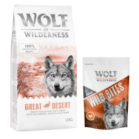 Wolf of Wilderness granule 12 kg + snack 180g zdarma! - Adult 