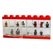 Lego® vitrínka na 16 minifigurek červená