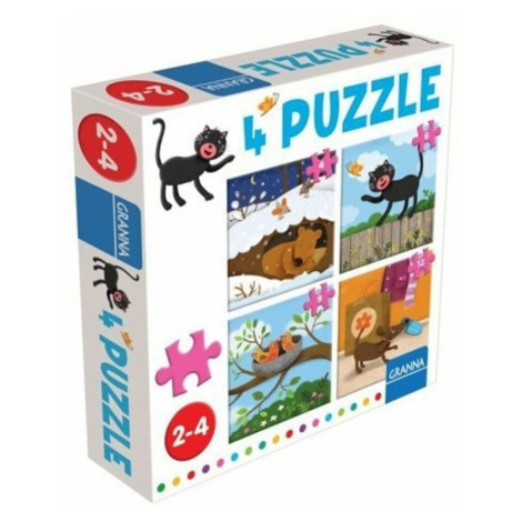 4 puzzle kočka Pygmalino