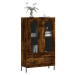 vidaXL Skříň highboard kouřový dub 69,5 x 31 x 115 cm kompozitní dřevo