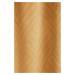 Dekorační vzorovaný velvet závěs s kroužky LEAF mustard/hořčicová 140x250 cm (cena za 1 kus) MyB