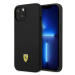 Kryt Ferrari FEHCP14SSIBBK iPhone 14 6,1" black hardcase Silicone Metal Logo (FEHCP14SSIBBK)