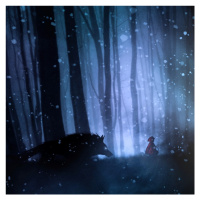 Fotografie Little red riding hood, Sebastien DEL GROSSO, 40 × 40 cm