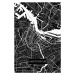 Mapa Amsterdam black, 26.7 × 40 cm