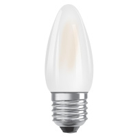 LED žárovka LED E27 B35 4W = 40W 470lm 2700K Teplá 300° Filament OSRAM STAR