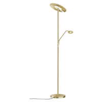 LED stmívatelná stojací lampa ve zlaté barvě (výška 180 cm) Dent – Fischer & Honsel