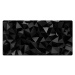 Ochranná podložka Abstrakce černá Deskmat 120x60 cm