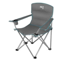 NC3079 šedá-zelená skládací židle Nils Camp