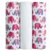 Sada 3 látkových plen T-TOMI Pink Elephants, 70 x 70 cm